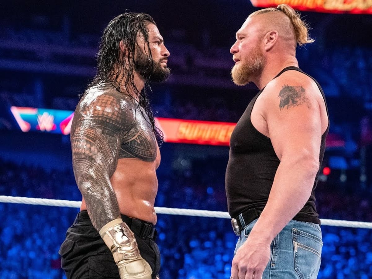 brock lesnar roman reigns