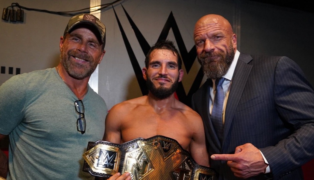 Johnny Gargano Shawn Michaels Triple H