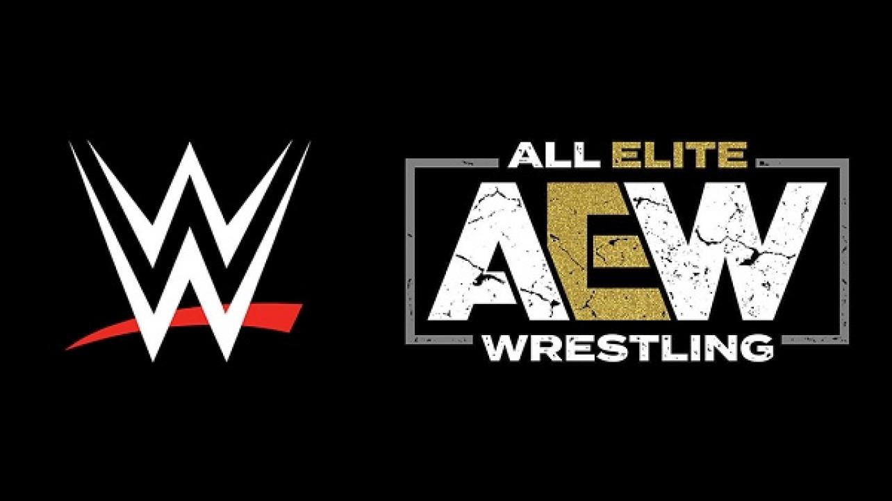 wwe aew logos