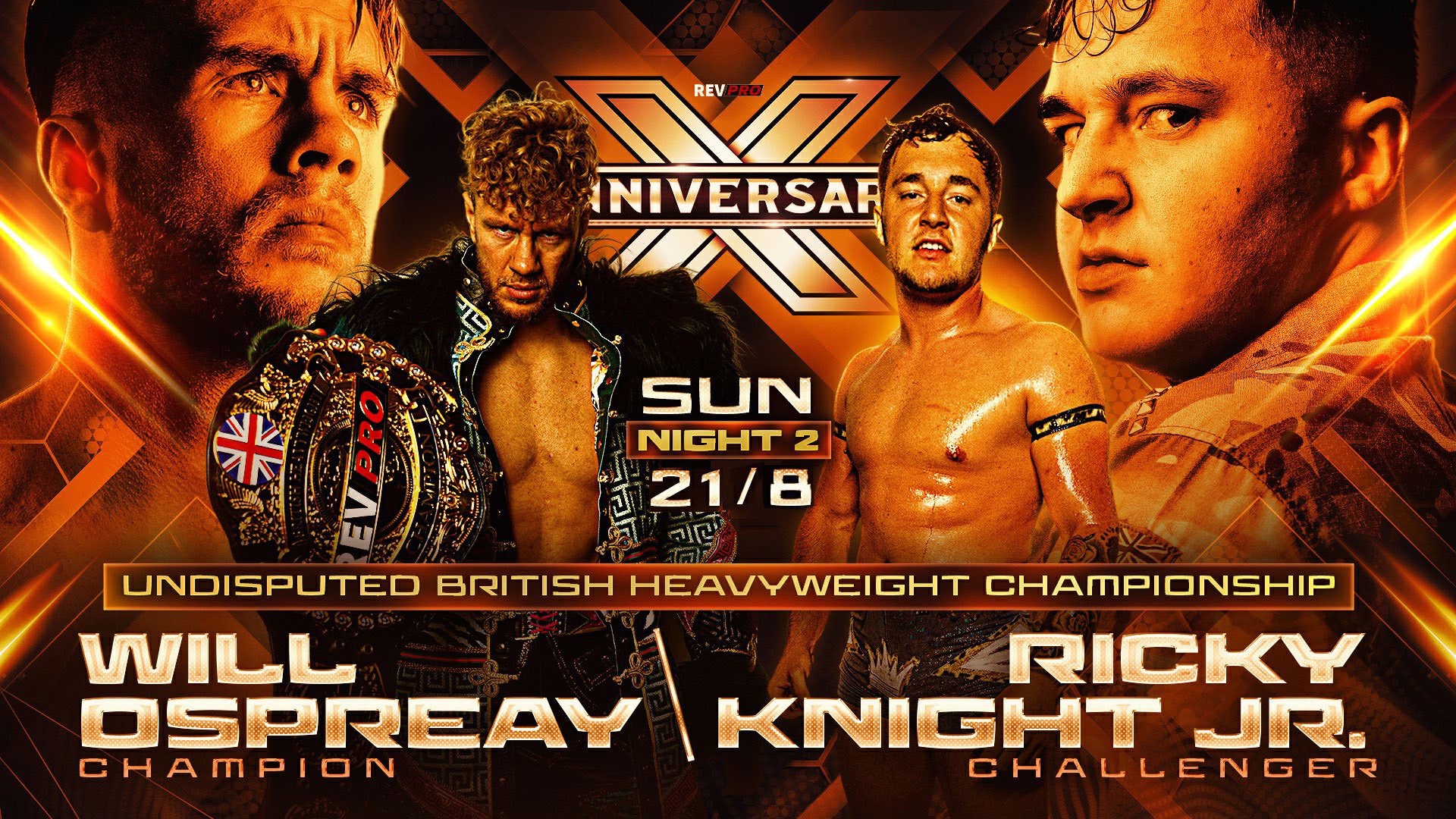 Will Ospreay Vs Ricky Knight Jr RevPro 10th Anniversary Match