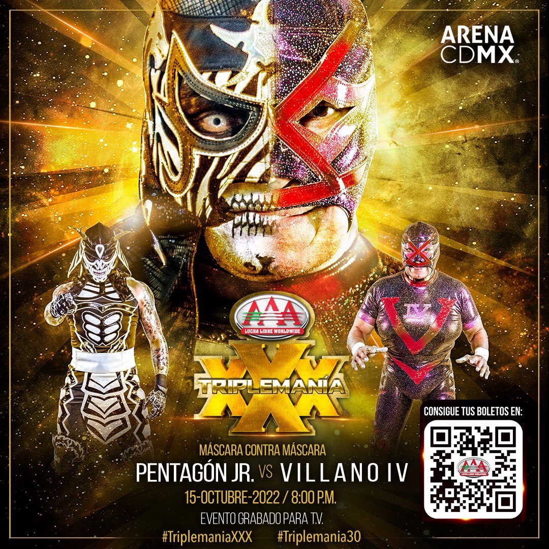 Pentagon Jr Vs Villano IV: Mascara Contra Mascara | Wrestle Purists | All  Things Pro Wrestling