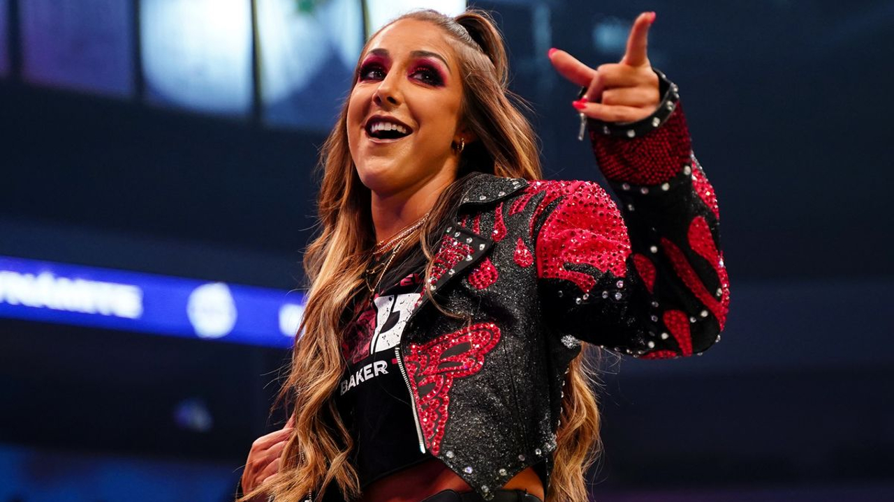 Britt Baker pointing