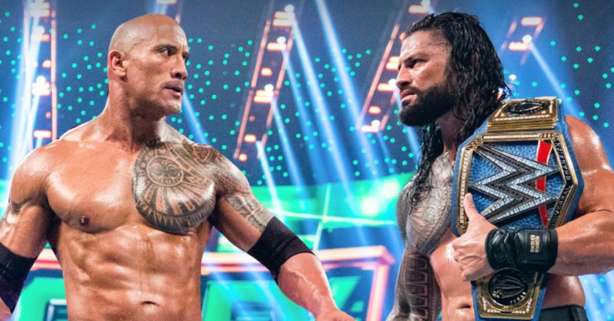 wwe roman reigns the rock dwayne johnson