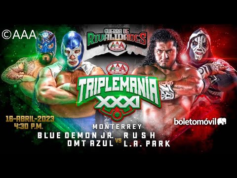 rush la park vs DMT Azul Blue demon jr 1