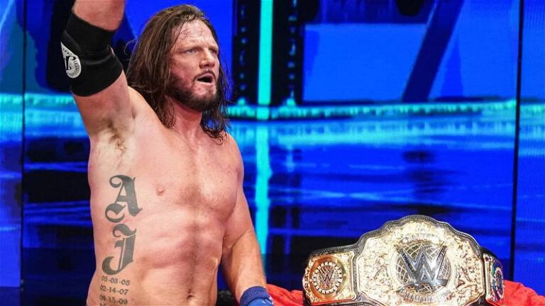 AJ Styles Addresses Claims That The WWE World Heavyweight Championship Feels “Secondary”