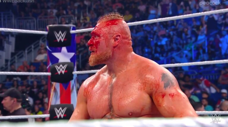 Latest On Brock Lesnar Being Allowed To Bleed In His Backlash Match vs Cody Rhodes