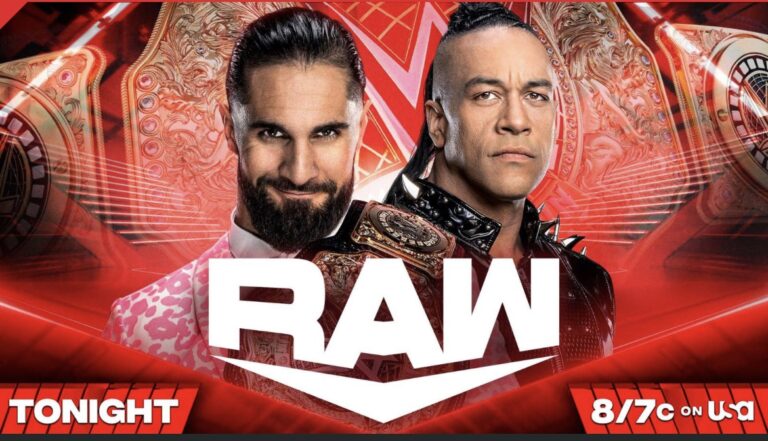 WWE MONDAY NIGHT RAW RESULTS & NOTES JUNE 5TH 2023