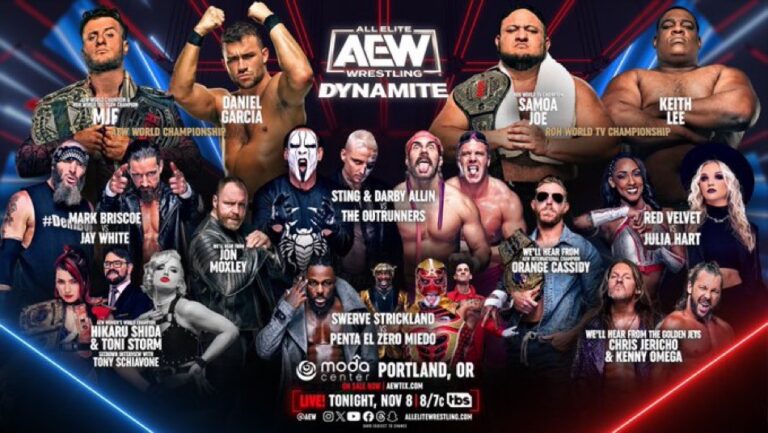 Aew Dynamite Results And Notes November 8 2023 Wrestlepurists All