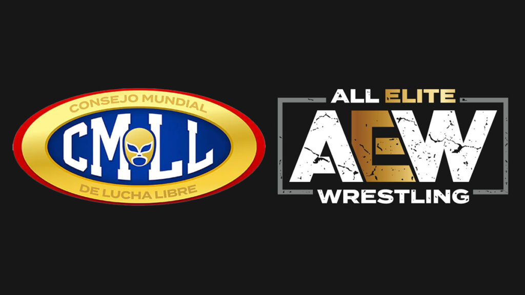 CMLL AEW logos