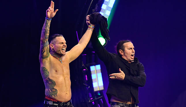 AEW Dynamite Hardy Boys Matt Jeff Hardy 645x370 1