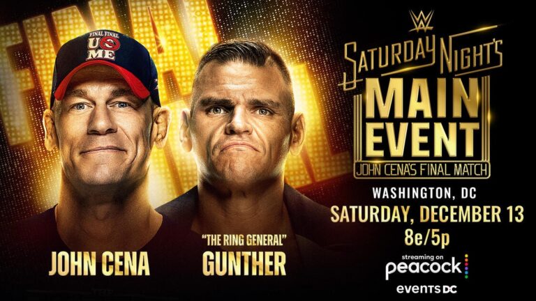Placement Of John Cena’s Retirement Match Reportedly Not Yet Decided, Believed Saturday Night’s Main Event Has No Hard Out