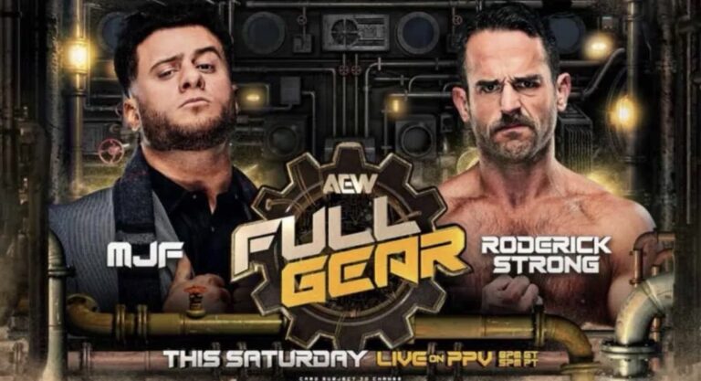MJF Says His Match With Roderick Strong At AEW Full Gear 2024 Is One Of His Career Favourites