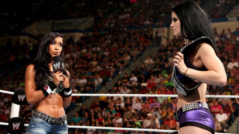 AJ Lee Says It Would Be Great To Have Saraya Back In WWE