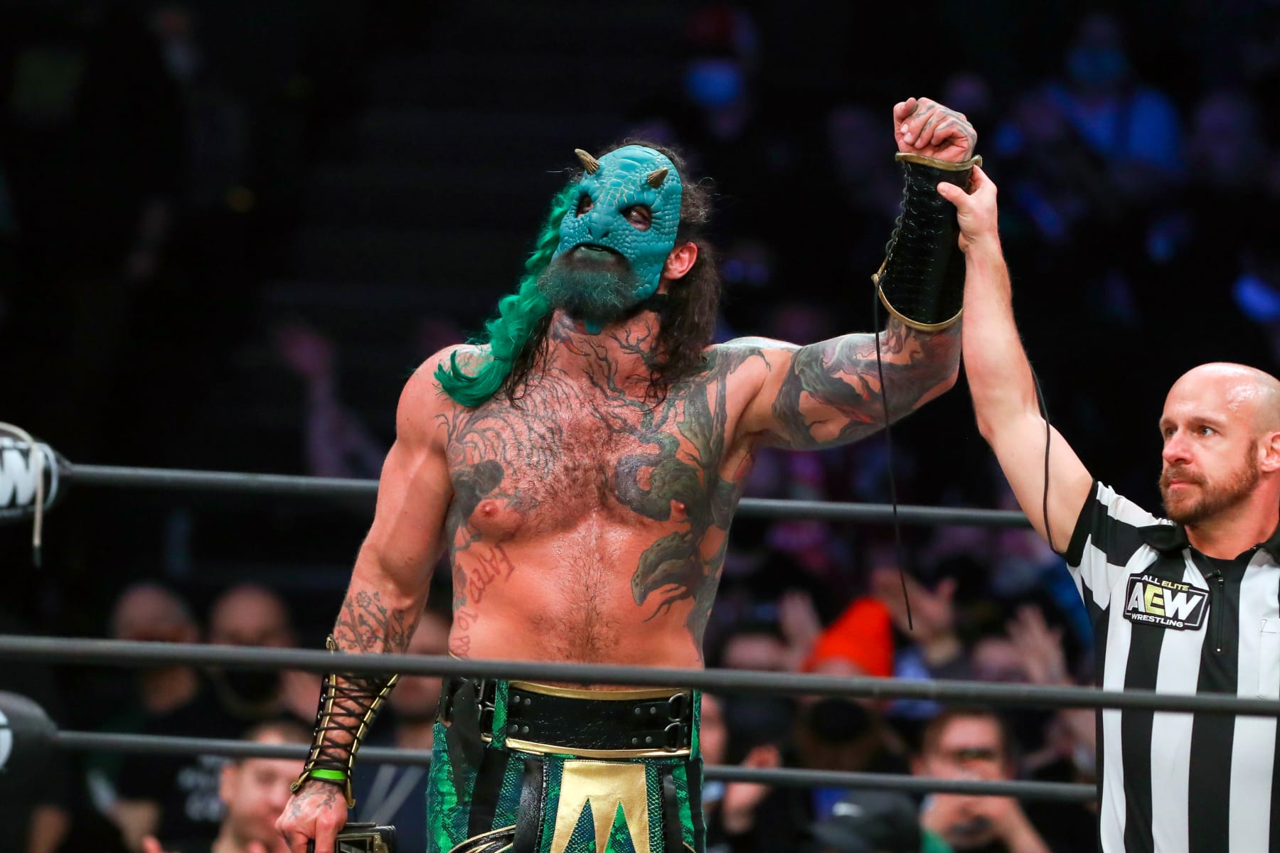 AEW’s Luchasaurus Discusses Pneumonia Health Scare