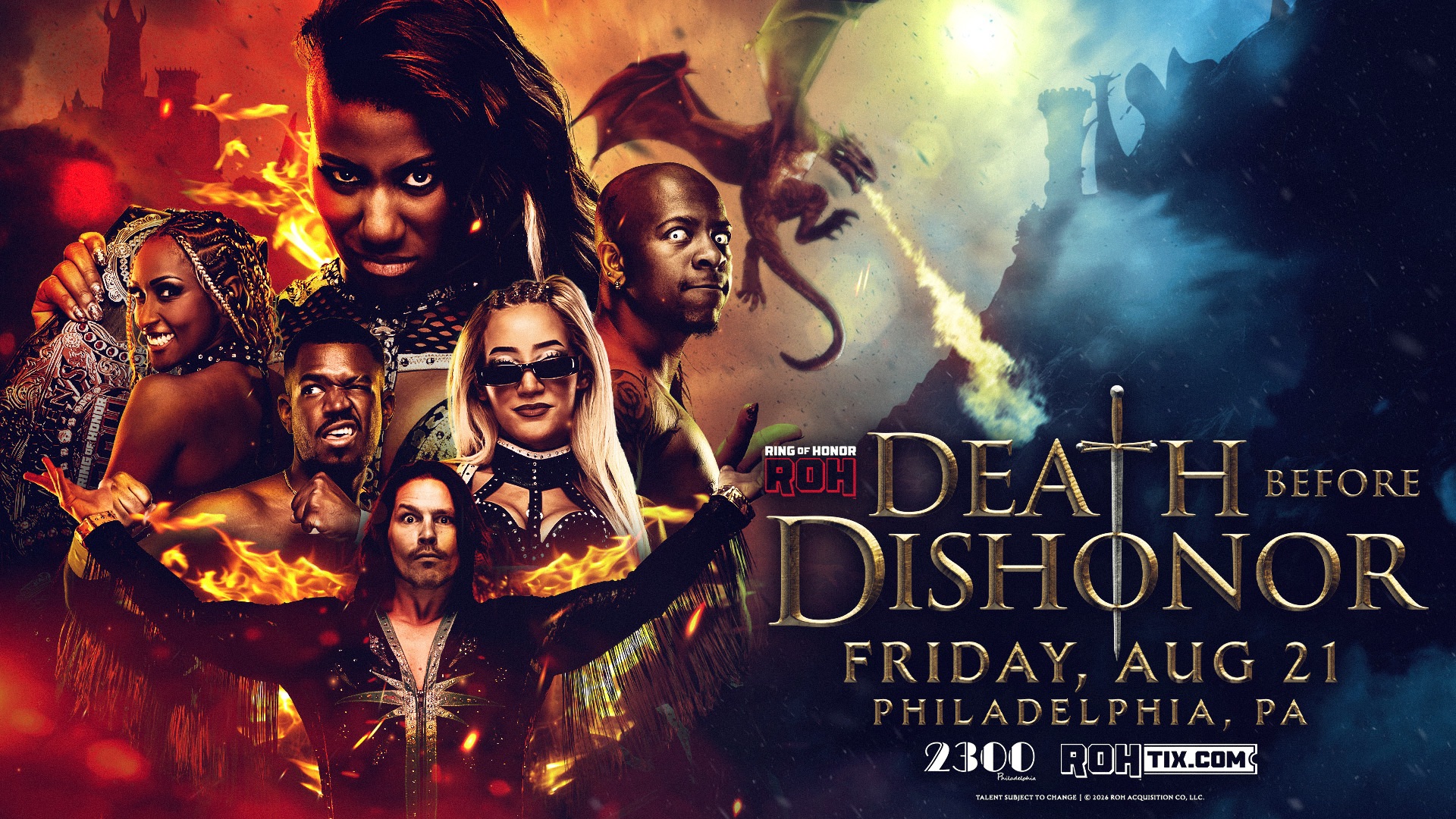 Ring of Honor Announces Four Matches for Death Before Dishonor 2026