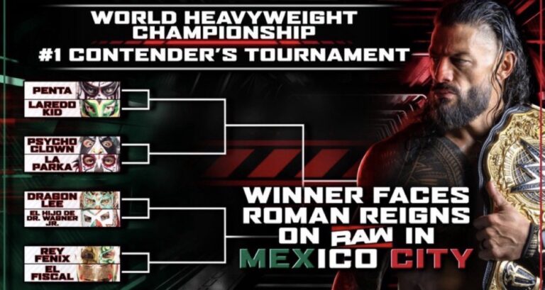 WWE Unveils Bracket For Tournament To Challenge Roman Reigns On RAW In Mexico City