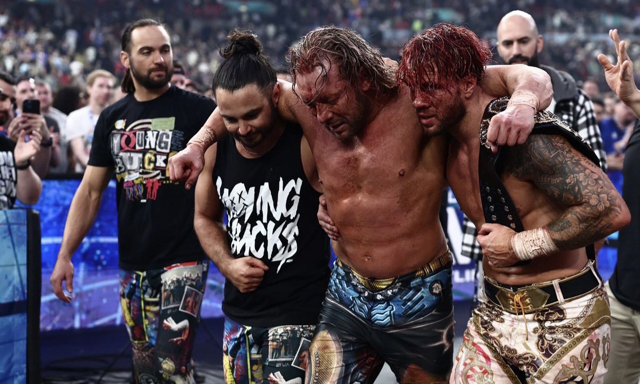 The Young Bucks Discuss Encouraging Kenny Omega Before AEW All In: London Main Event