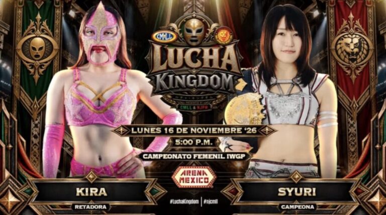 Syuri To Defend IWGP Women’s Championship Against CMLL’s Kira At Lucha Kingdom