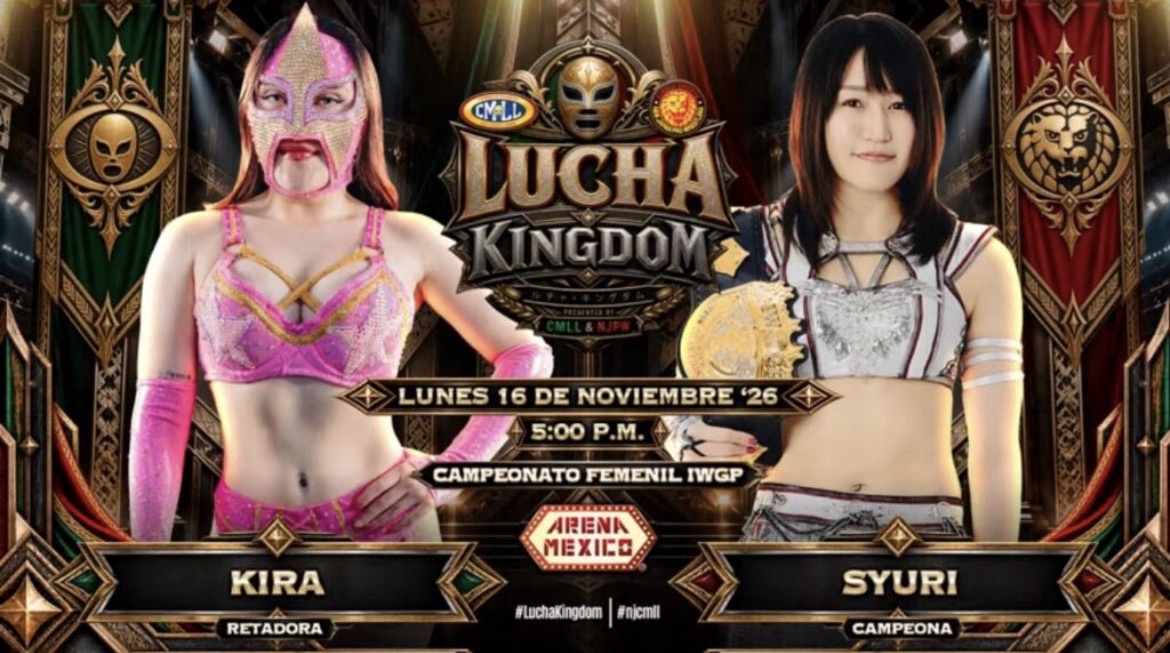 Syuri To Defend IWGP Women’s Championship Against CMLL’s Kira At Lucha Kingdom