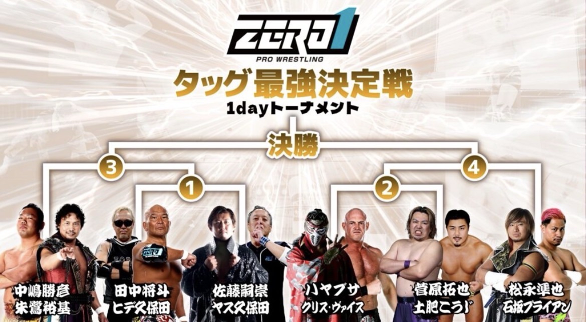 ZERO1 Unveils Bracket For Strongest Tag Team One Day Tournament