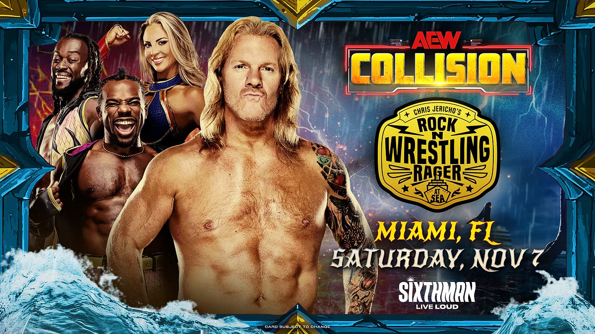 AEW Collision Will Be On The Jericho Cruise Next Month